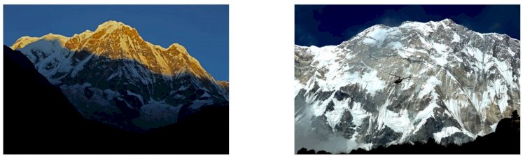 Annapurna peak from ABC 