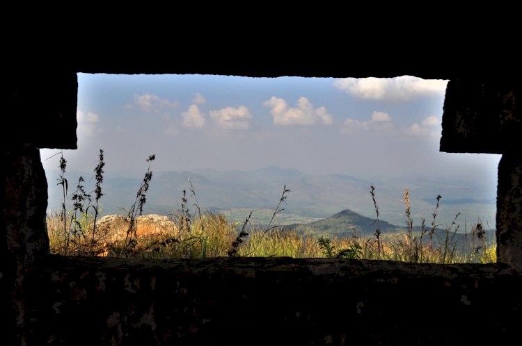 View of Hills surrounding the Hillock from Mantapa